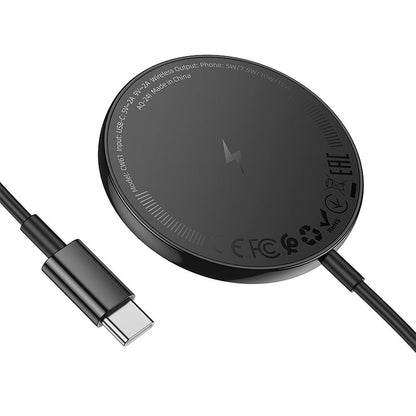 HOCO CW61 Wireless Network Charger, 15W, 1.67A, Black