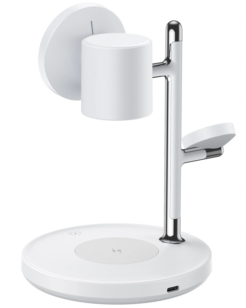 Joyroom JR-W23 3in1 Langaton Verkkolaturi, 15W, 1.67A, Valkoinen