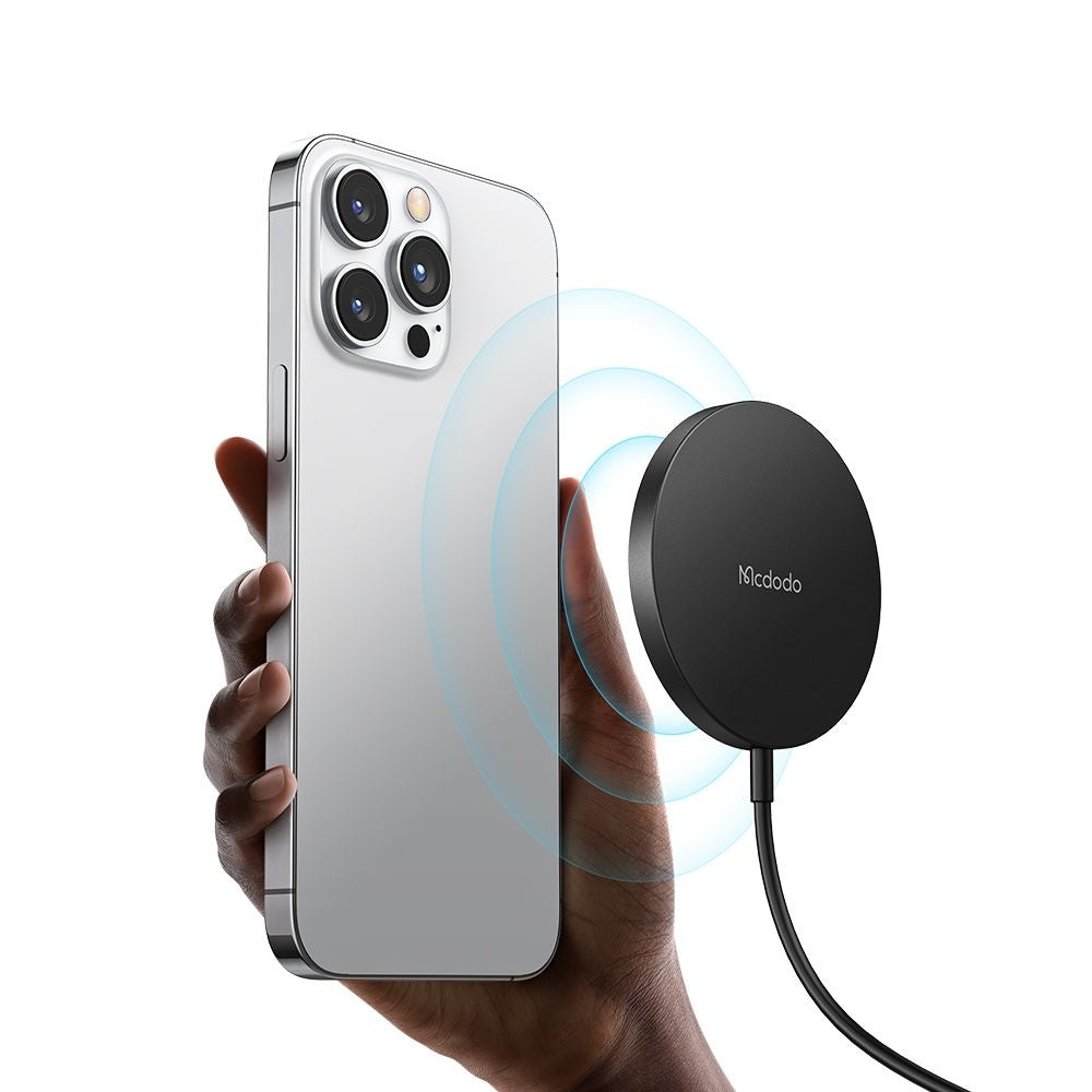 McDodo CH-4360 Moon langaton verkkolaturi, 15W, 1.67A, Musta