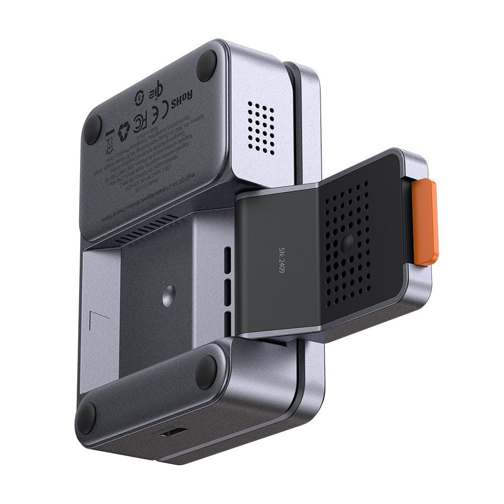 Langaton McDodo CH-5192 3in1 -verkkolaturi, 22.5W, 1.67A, Harmaa