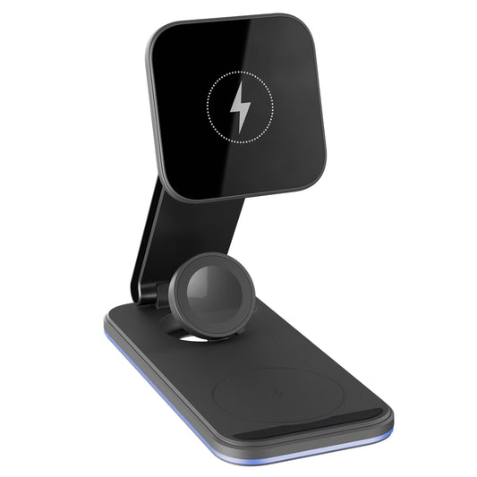 Langaton latauslaite Proove Energy Fold 3in1, 15W, 1.67A, Musta WSEF15010001