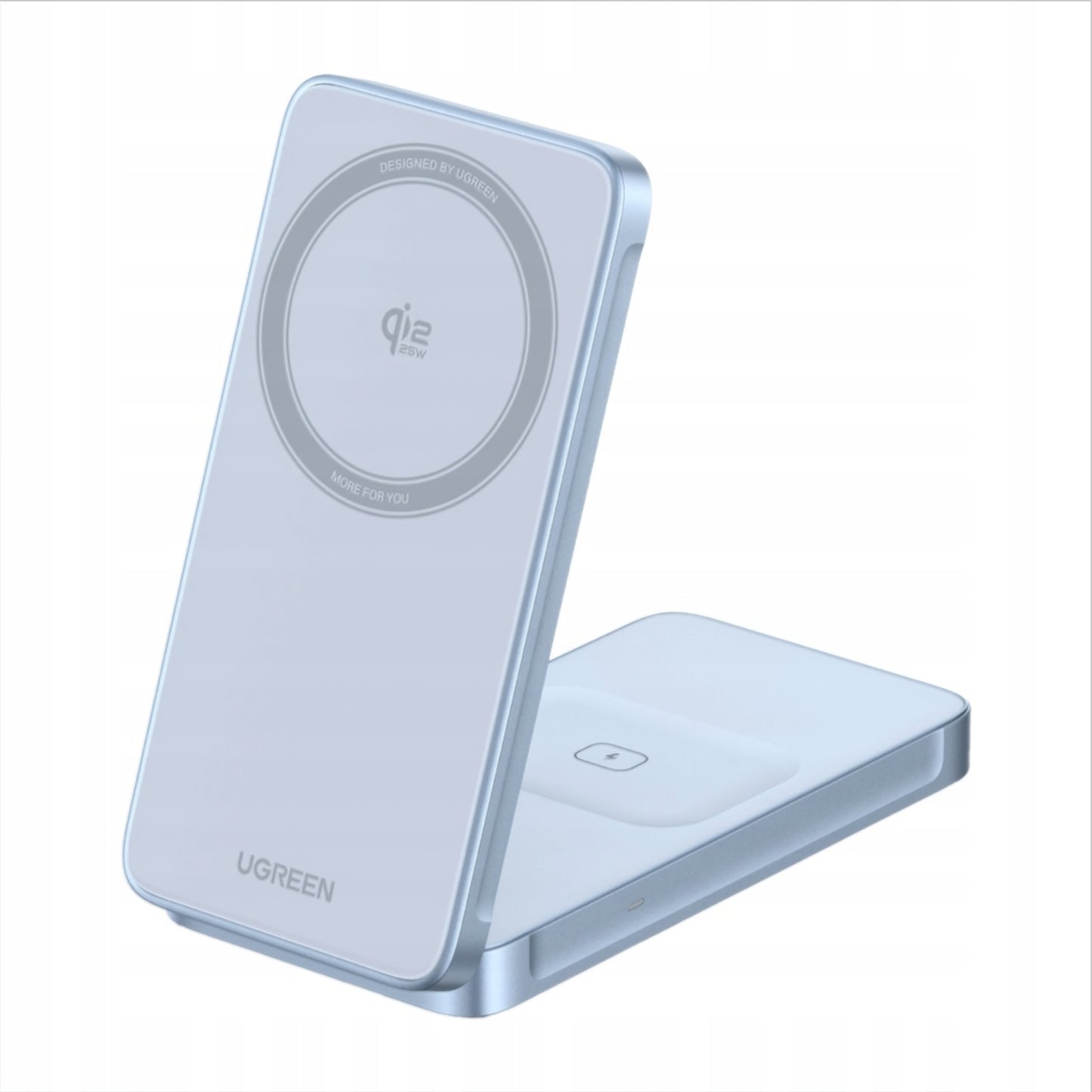 UGREEN MagFlow 2in1 25W langaton verkkolaturi, Sininen