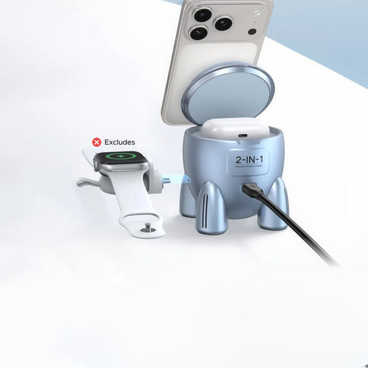 UGREEN W713 2in1 25W Langaton Verkkolaturi, Sininen