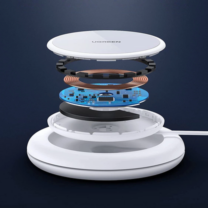 UGREEN CD245 Wireless Network Charger (40123), 15W, 1.67A, White