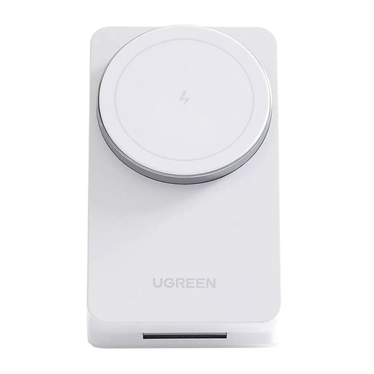 UGREEN W528 2in1 langaton verkkolaturi, 20W, 1.67A, Valkoinen