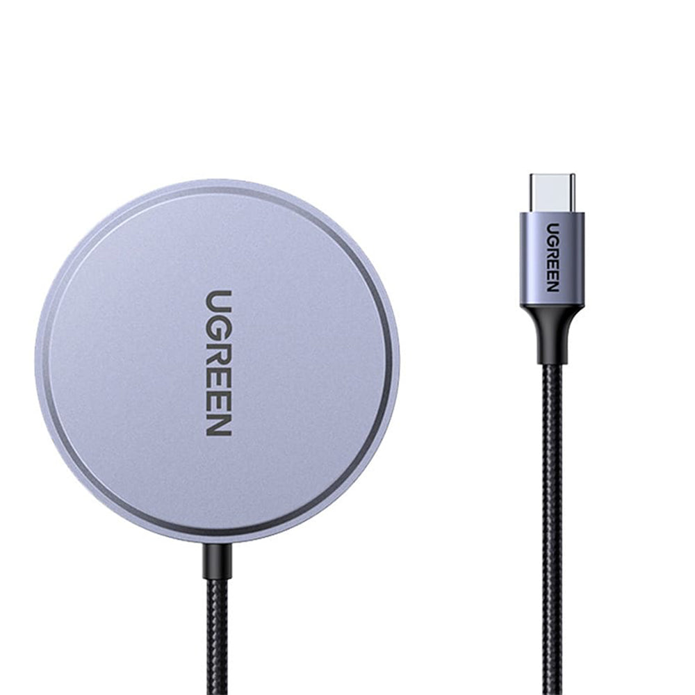 UGREEN W703 Langaton Verkkolaturi, 15W, 1.67A, Musta