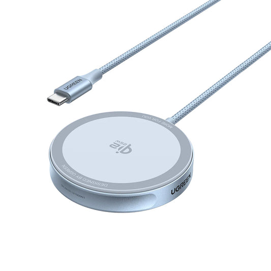 UGREEN MagFlow Langaton Verkkolaturi, 25W, Sininen