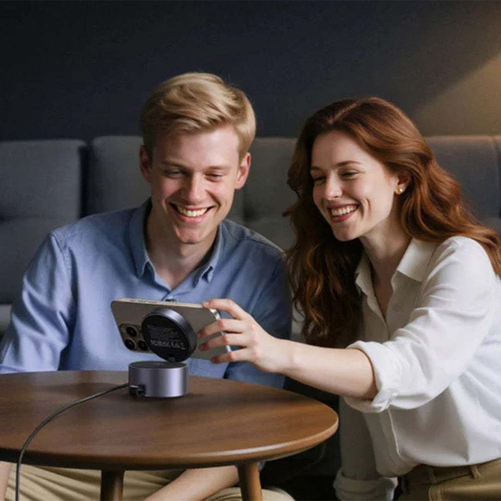 UGREEN W712 (65148) 3in1, 25W, 1.67A, Harmaa langaton verkkolaturi