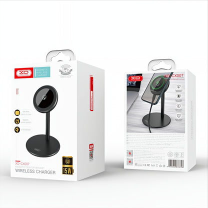 Langaton verkkolaturi XO Design CX007, 15W, 1.67A, Musta
