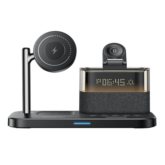 Langaton Yesido DS37 Display 3in1 -verkkolaturi, 25W, 1.67A, Musta