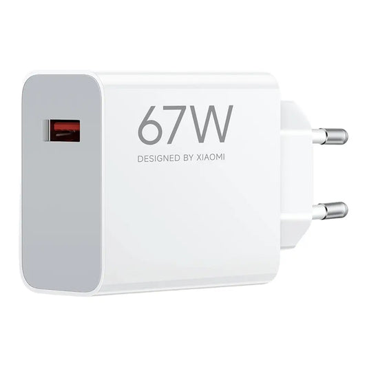 Xiaomi-verkkolaturi, 67W, 6.2A, 1 x USB-A, Valkoinen BHR07SKEU