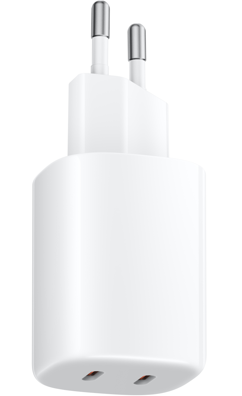 Xiaomi Nano Turbo verkkolaturi, 45W, 3A, 2 x USB-C, Valkoinen BHR087OEU
