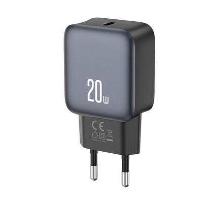 XO Design L153 -verkkolaturi, 20W, 3A, 1 x USB-C, Musta