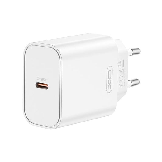 XO Design CE32 Verkkolaturi, 20W, 3A, 1 x USB-C, Valkoinen