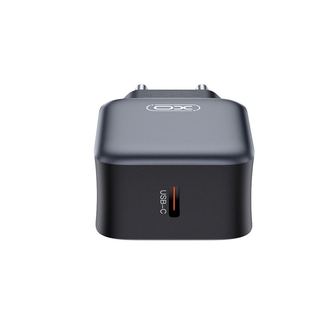 XO Design L153 -verkkolaturi, 20W, 3A, 1 x USB-C, Musta