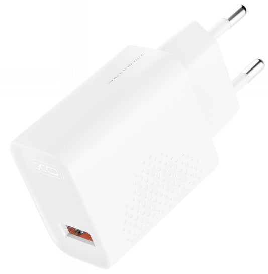 Verkkolaturi XO Design L159, 18W, 3A, 1 x USB-A, Valkoinen