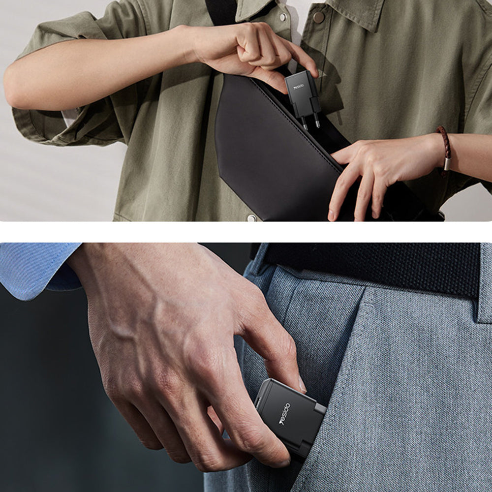 Yesido YC74 Network Charger, 30W, 3A, 1 x USB-C, Black