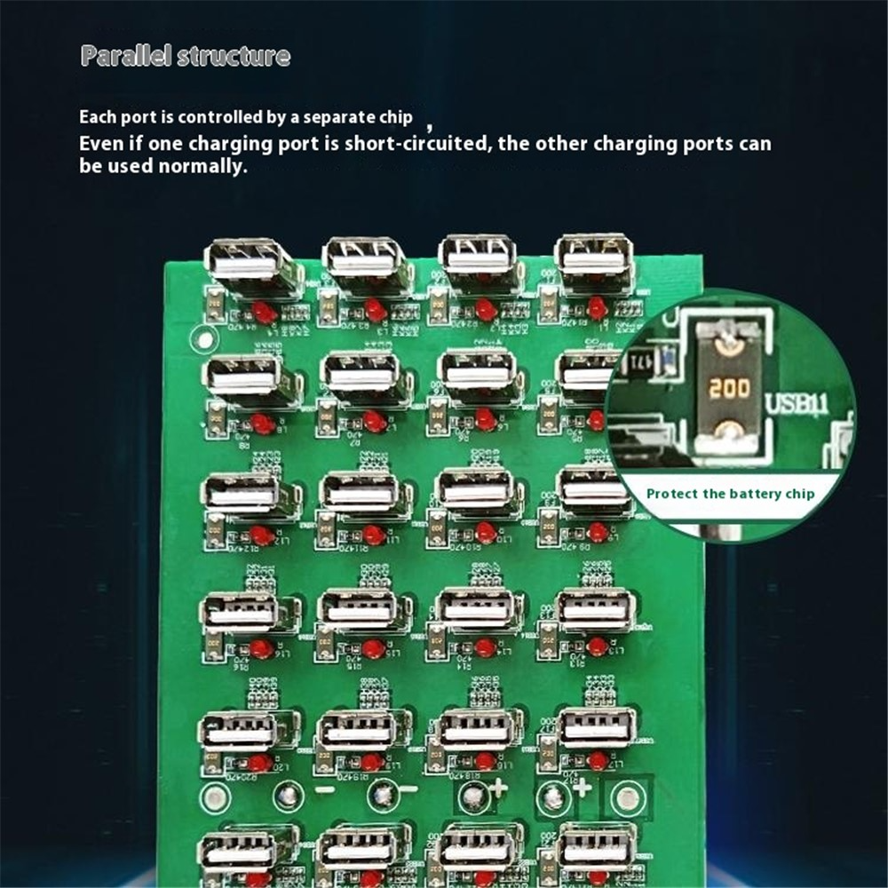 Best 32T-2A -latausasema, 2A, 32 x USB-A, valkoinen