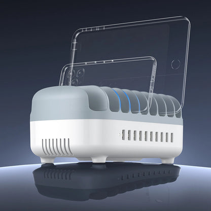 Orico DUK-10P-V1 latausasema, 120W, 2.4A, 10 x USB-A, Valkoinen