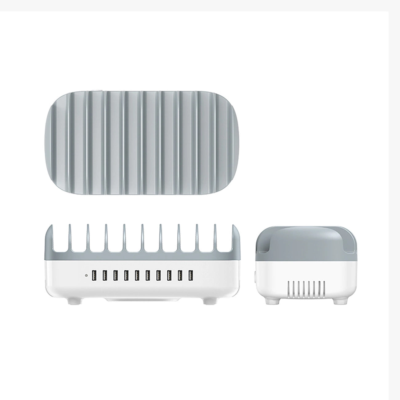 Orico DUK-10P-V1 latausasema, 120W, 2.4A, 10 x USB-A, Valkoinen