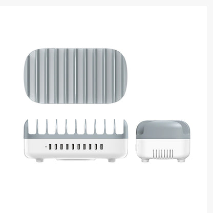 Orico DUK-10P-V1 latausasema, 120W, 2.4A, 10 x USB-A, Valkoinen