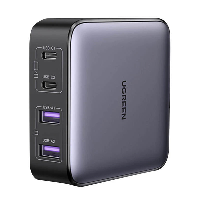 UGREEN CD327 Nexode Charging Station, 65W, 3.25A, 2 x USB-A - 2 x USB-C, Black