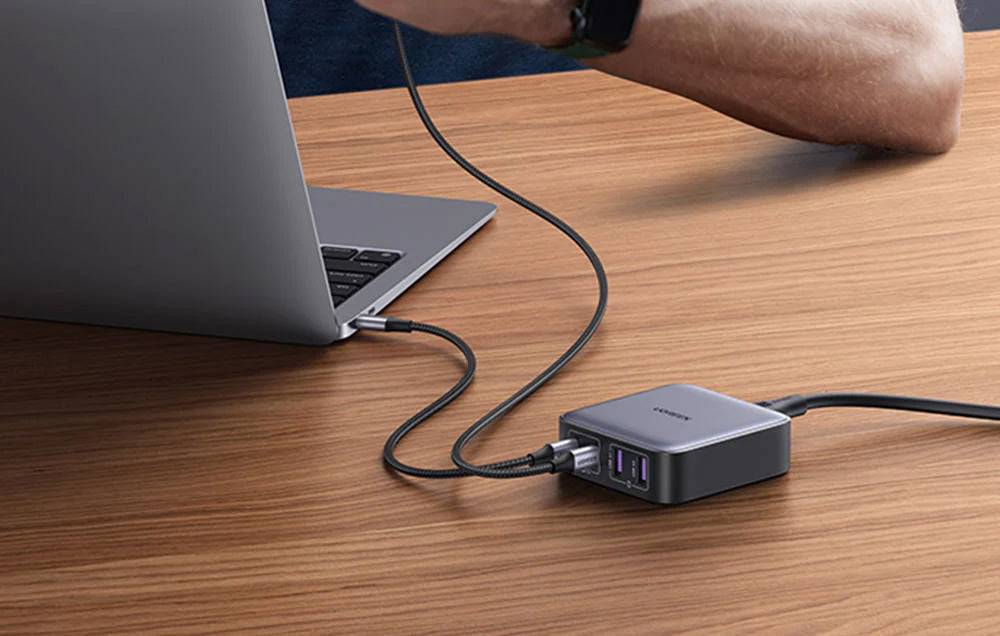 UGREEN CD327 Nexode Charging Station, 65W, 3.25A, 2 x USB-A - 2 x USB-C, Black