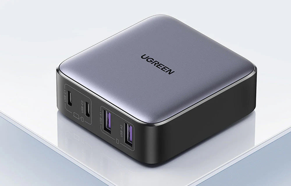 UGREEN CD327 Nexode Charging Station, 65W, 3.25A, 2 x USB-A - 2 x USB-C, Black