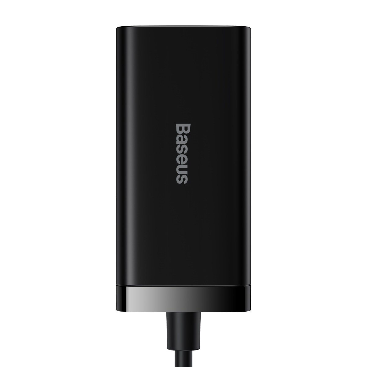 USB-C Baseus GaN3 Pro -latausasema, 100W, 5A, 2 x USB-A - 2 x USB-C, Musta, Uudelleenpakattu CCGP000101