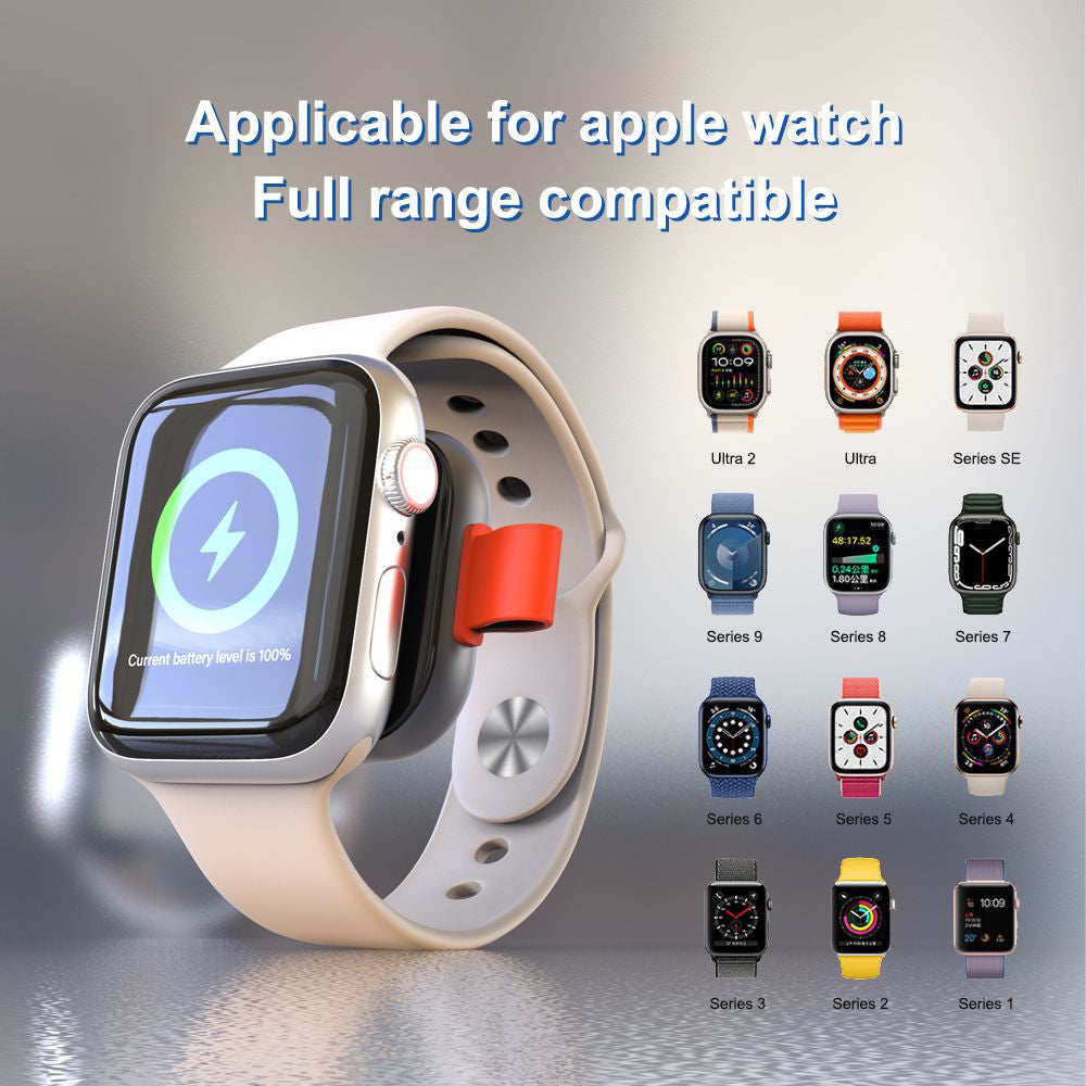 Langaton Lito LC03 -laturi Apple Watch Seriesille, Valkoinen