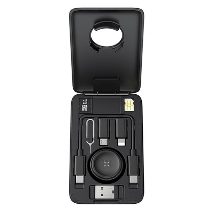 Langaton laturi McDodo CH-2440 8in1 Apple Watch Seriesille, Musta