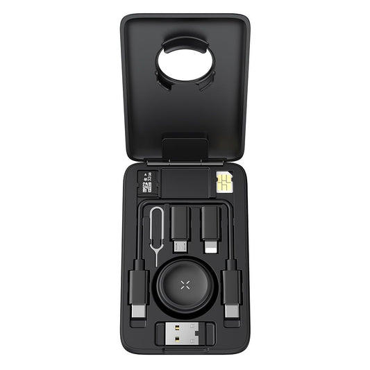 Langaton laturi McDodo CH-2440 8in1 Apple Watch Seriesille, Musta