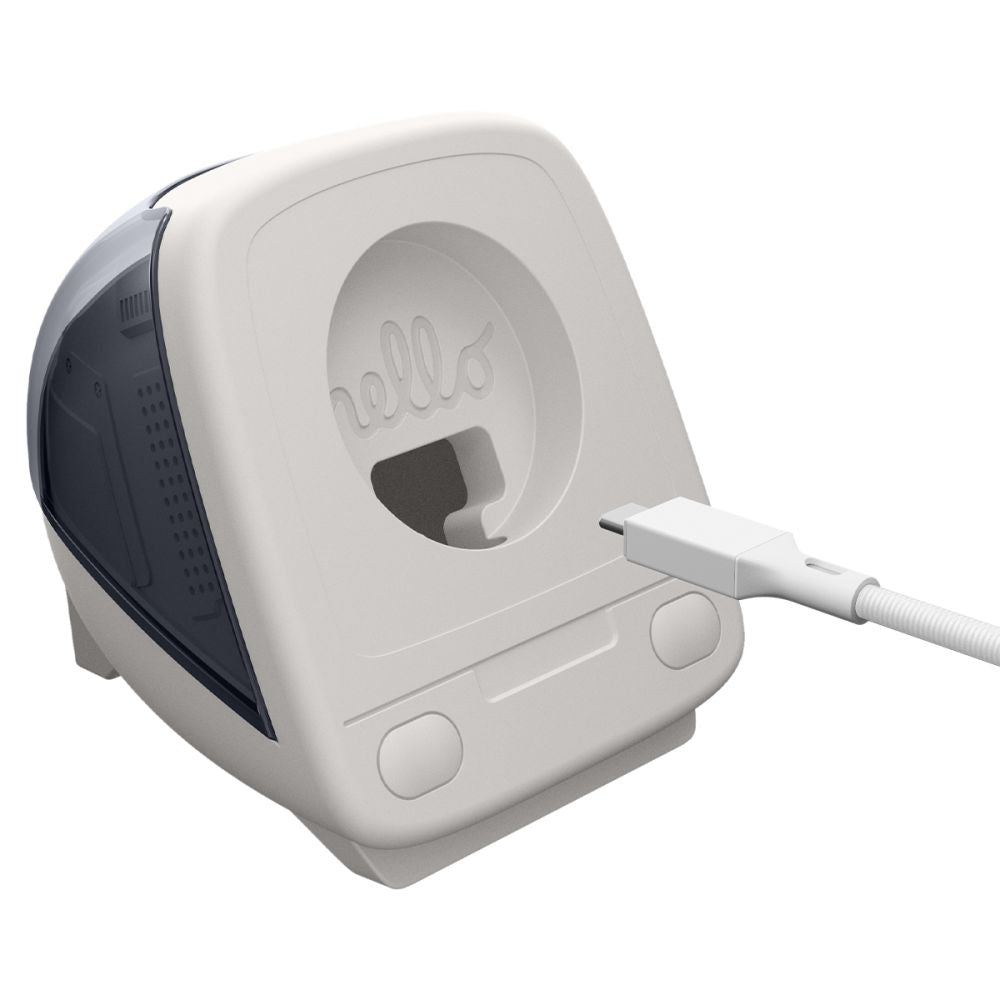 Spigen C1 Classic -teline Apple Watch -sarjan langattomalle laturille, Harmaa AMP09340
