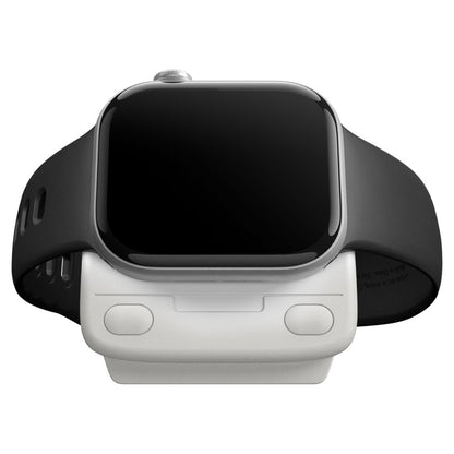 Spigen C1 Classic -teline Apple Watch -sarjan langattomalle laturille, Harmaa AMP09340