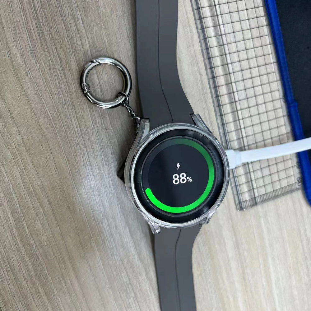Langaton Techsuit TSC4 -laturi Samsung Galaxy Watch -sarjalle, Musta