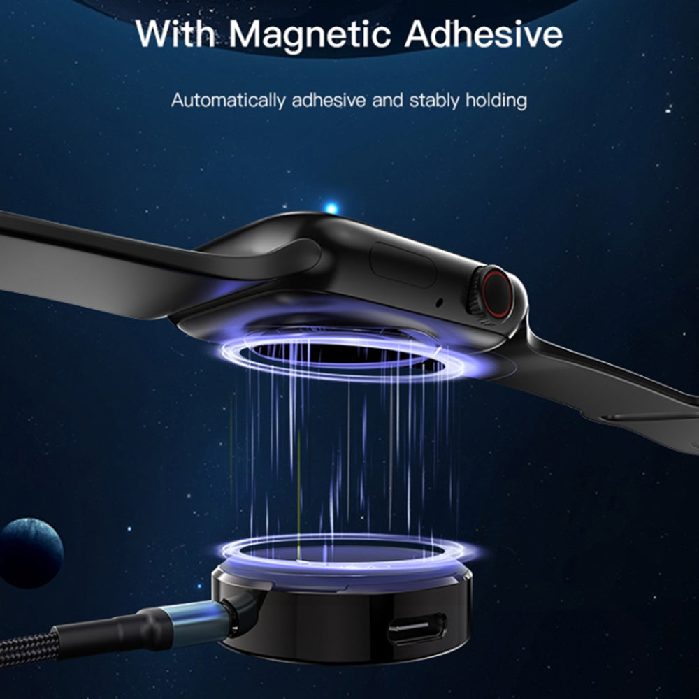 Langaton laturi Yesido DS18 Apple Watch Seriesille, Musta