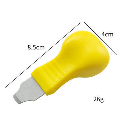 Metallinen OEM Wide Blade -työkalu kellonkansien avaamiseen, Keltainen
