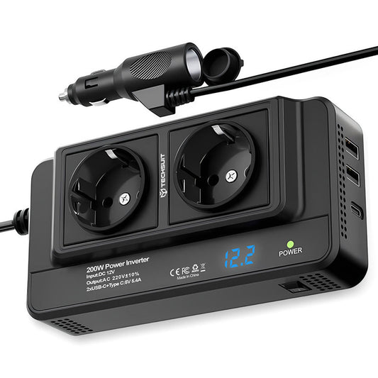 Autoinvertteri Techsuit PowerDriveX, 200W