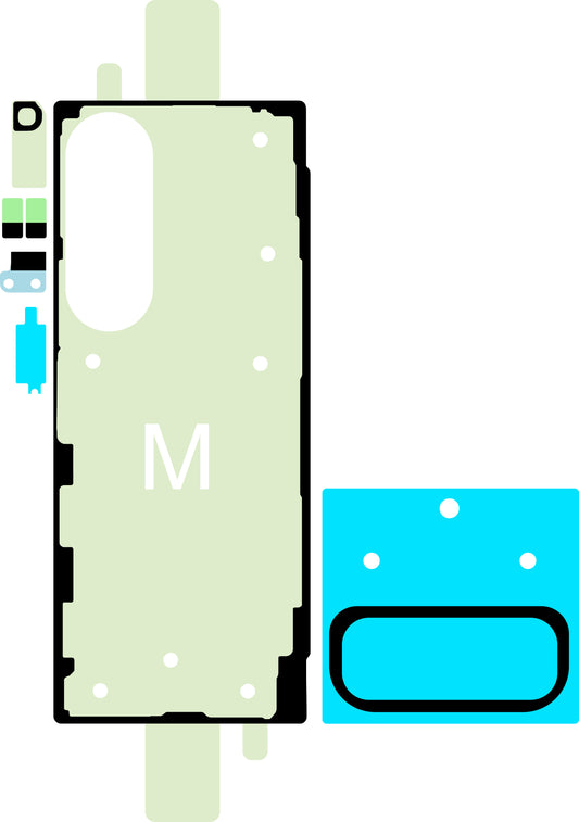 Liimaussarja Samsung Galaxy Z Fold6 F956 Akkukotelolle, Huoltopakkaus GH82-35139A
