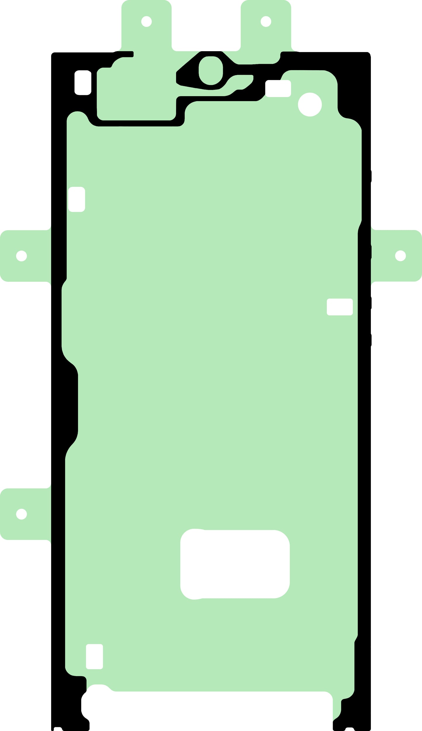 Kit Adhesive Display Samsung Galaxy S23 Ultra S918, Service Pack GH82-30558A