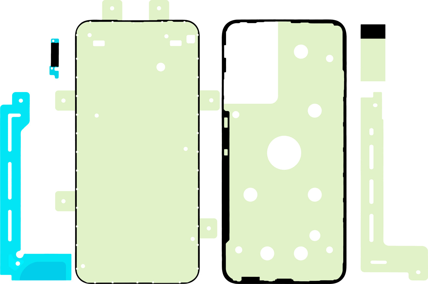 Kit Adeziv Display Samsung Galaxy A34 A346, Service Pack GH82-31515A