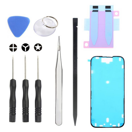 Jiafa JF-8162 -korjaussarja Apple iPhone 16 -akun vaihtoon, 9-in-1