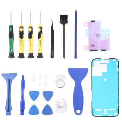 Jiafa JF-8182 -korjaussarja Apple iPhone 15 Pro -akun vaihtoon, 21in1