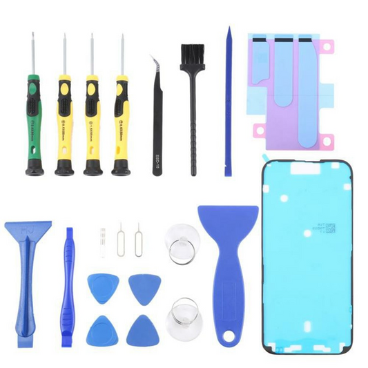 Jiafa JF-8182 -korjaussarja Apple iPhone 16 Pro Max -akun vaihtoon, 21in1