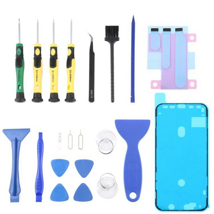 Jiafa JF-8182 -korjaussarja Apple iPhone 16 Pro -akun vaihtoon, 21in1