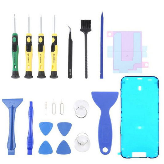 Jiafa JF-8182 korjaussarja Apple iPhone 17 Pro Max -akun vaihtoon, 21in1