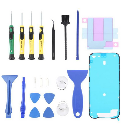 Jiafa JF-8182 -korjaussarja Apple iPhone 17 Pro -akun vaihtoon, 21in1