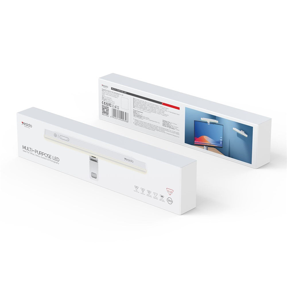 Led Monitorilamppu Yesido DH11, Valkoinen