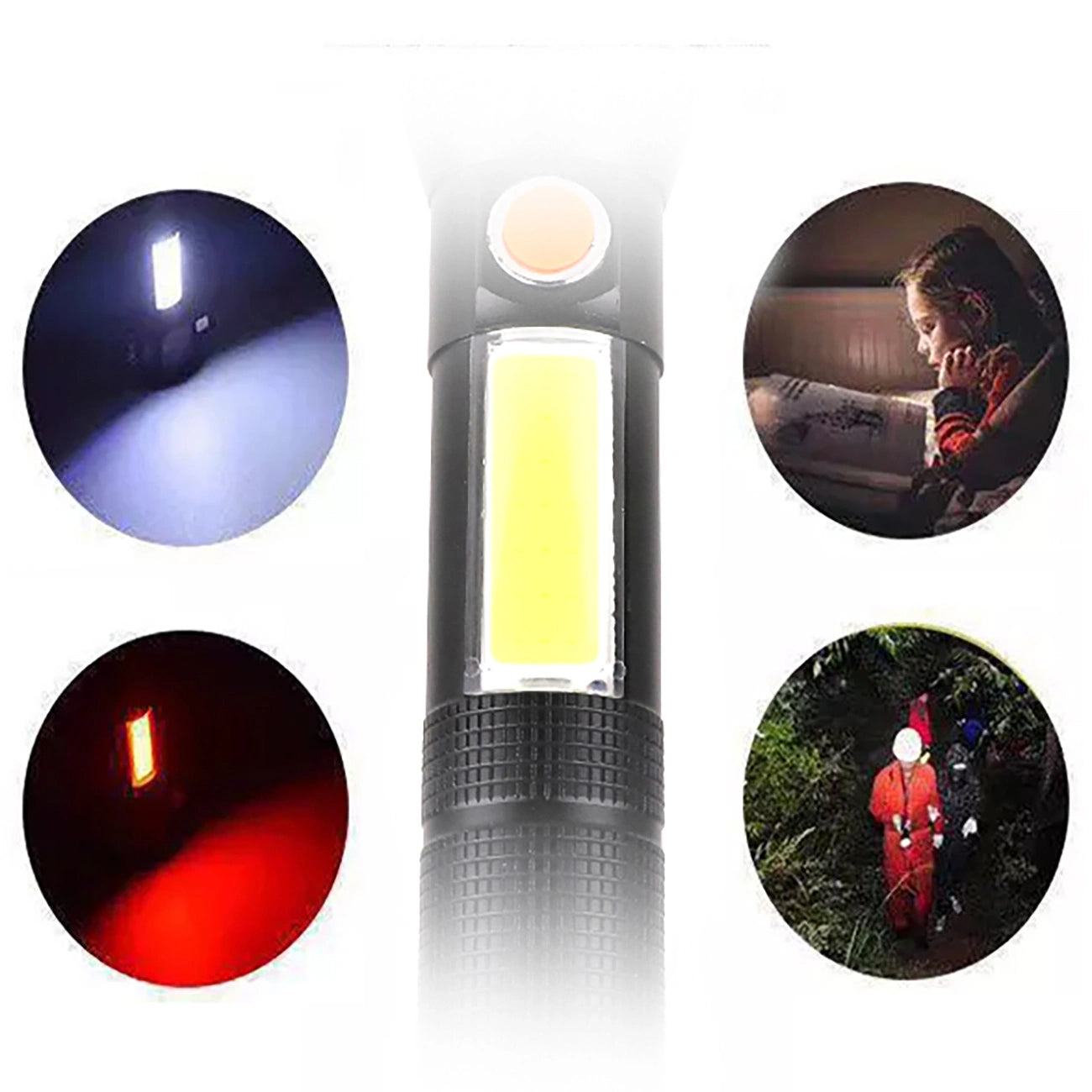 LED-taskulamppu WZK WLR-31 3in1, 5W, 500lm
