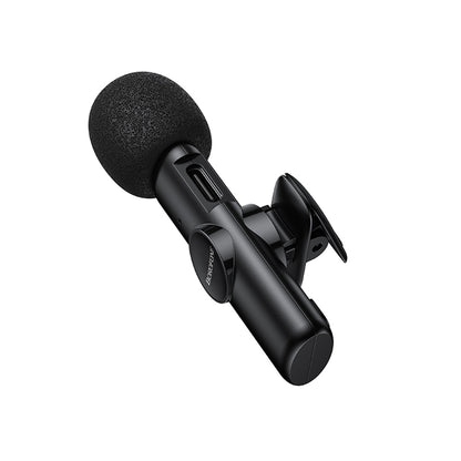 Borofone BFK16 Winner lavalierimikrofoni, USB-C, Musta